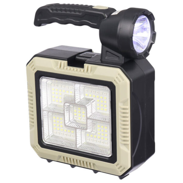 نورافکن دستی خورشیدی مدل جعبه ابزاردار کد 7739-C - Image 1