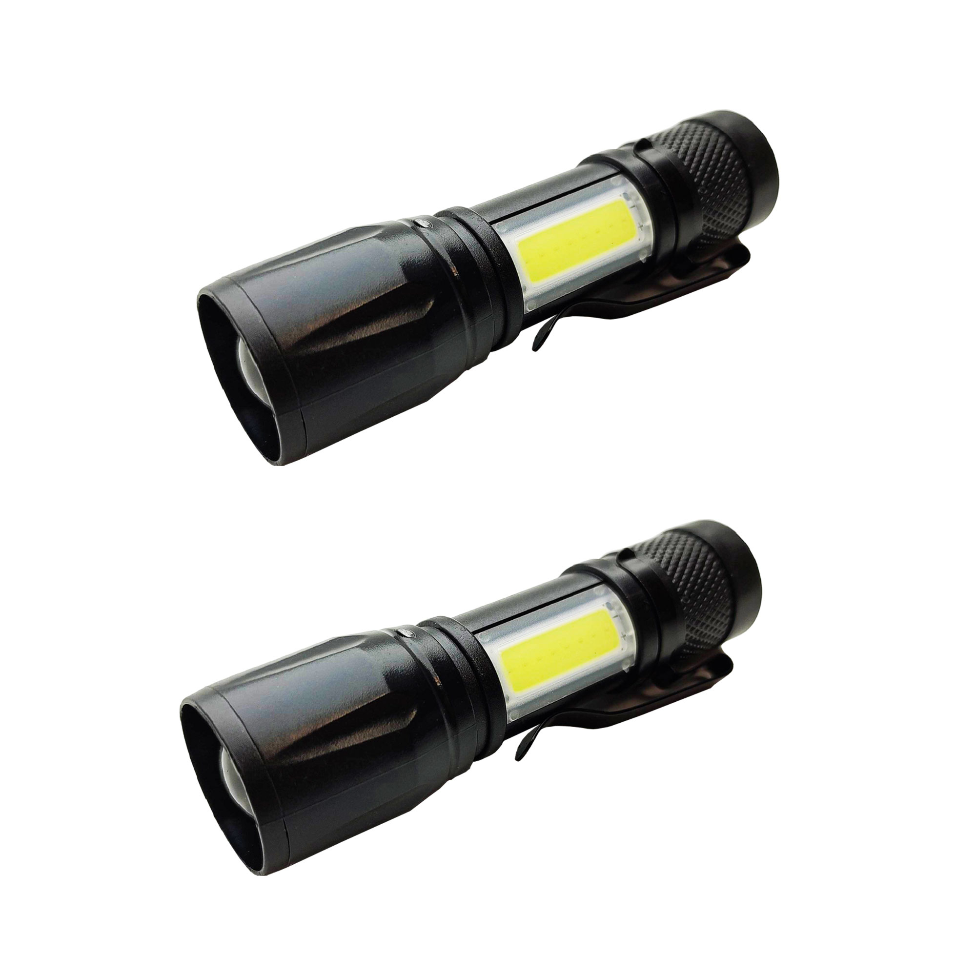 481a56d80f9e8a915c9f586463b098cc5ef97d9b_1700375748-2.jpg چراغ قوه دستی مدل شارژی بسته 2 عددی - Image 1