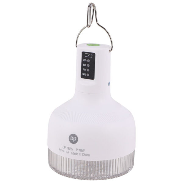چراغ آویز چادر دی پی مدل DP-7855 18W با نور مهتابی - Image 1