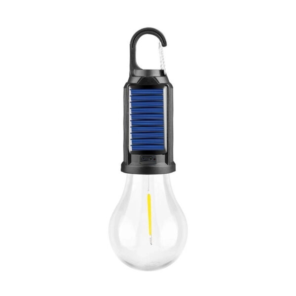 چراغ آویز چادر مدل  Solar Panel T01-B با نور آفتابی - Image 1