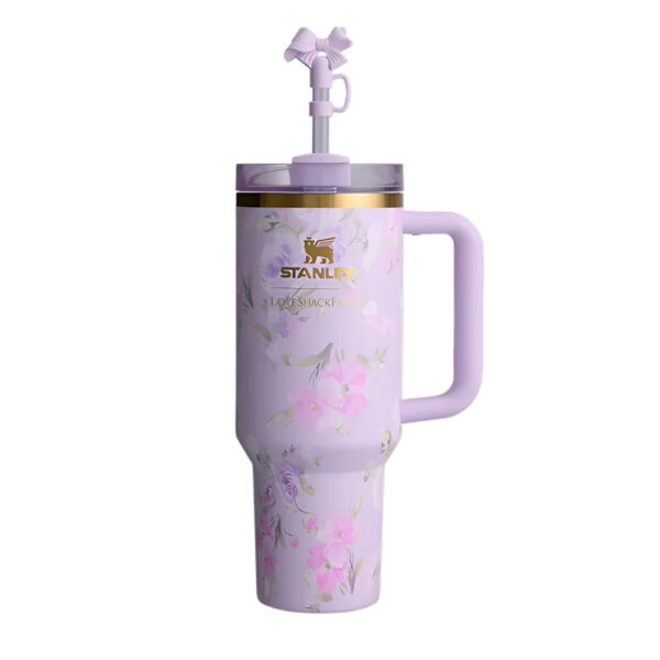 تراول ماگ استنلی مدل LoveShackFancy Holiday Quencher Limited edition گنجایش 1.18 لیتر - Image 1