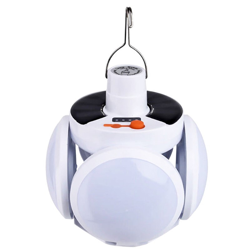 e62627459aabfb6fad3f3fdab1d0eb3fc4a9de25_1753689039.jpg چراغ آویز چادر مدل شارژی خورشیدی بانور مهتابی - Image 1