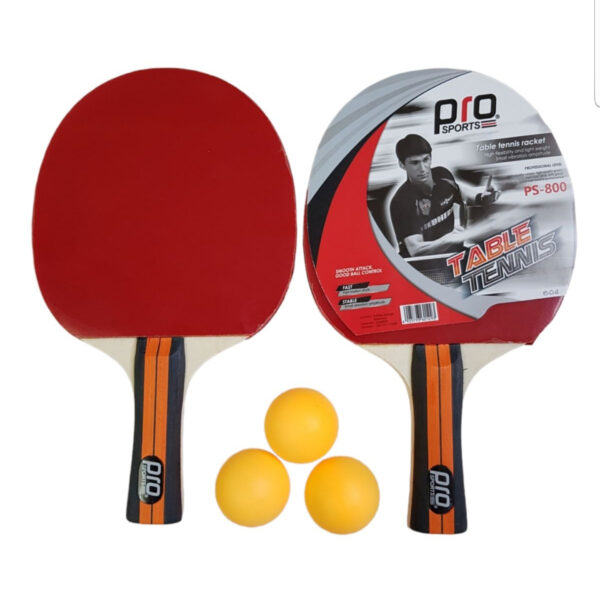 راکت پینگ پنگ مدل PS-8000 به همراه توپ بسته 5 عددی - Image 1