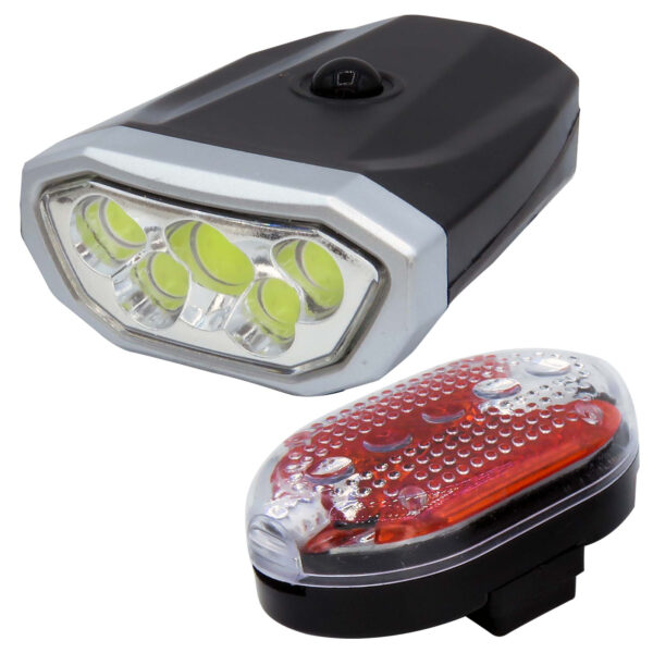 چراغ جلو و عقب دوچرخه مدل کیسون کد 1500 - Image 1