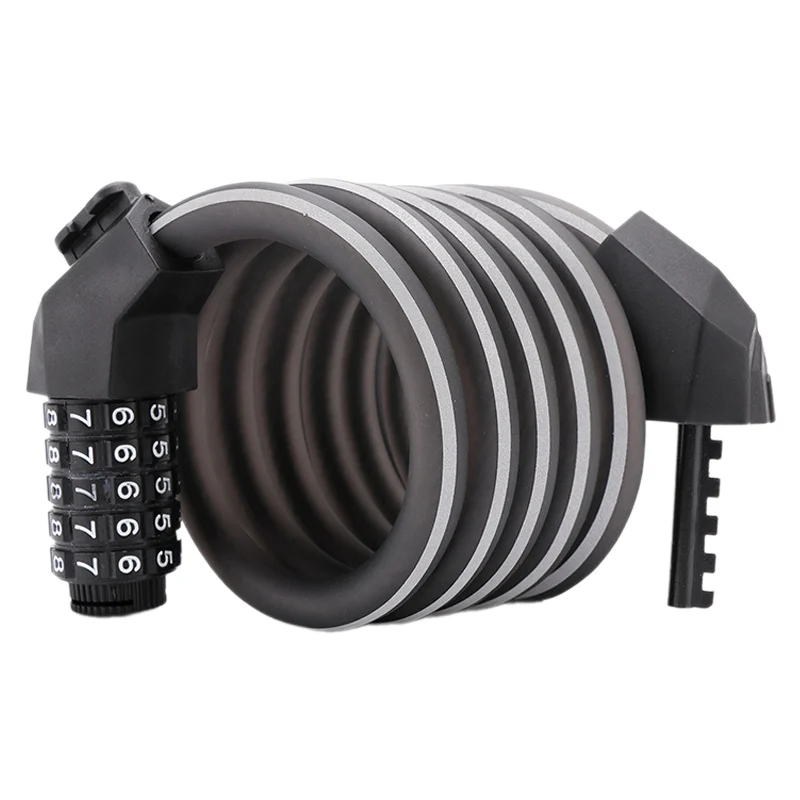 mg_20260613_131311_577 قفل دوچرخه مدل کابل فولادی شبرنگ کد 8333 - Image 1