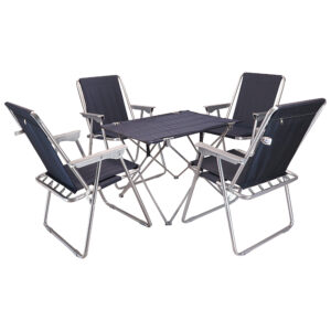 میز و صندلی تاشو سفری مدل APD بسته 5 عددی