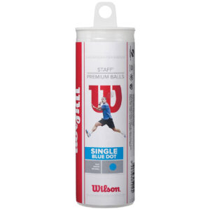 توپ اسکواش ویلسون مدل Staff یک نقطه آبی بسته 3 عددی