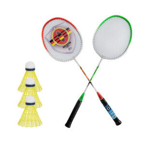 راکت بدمینتون مدل HT-308 به همراه توپ بسته 5 عددی
