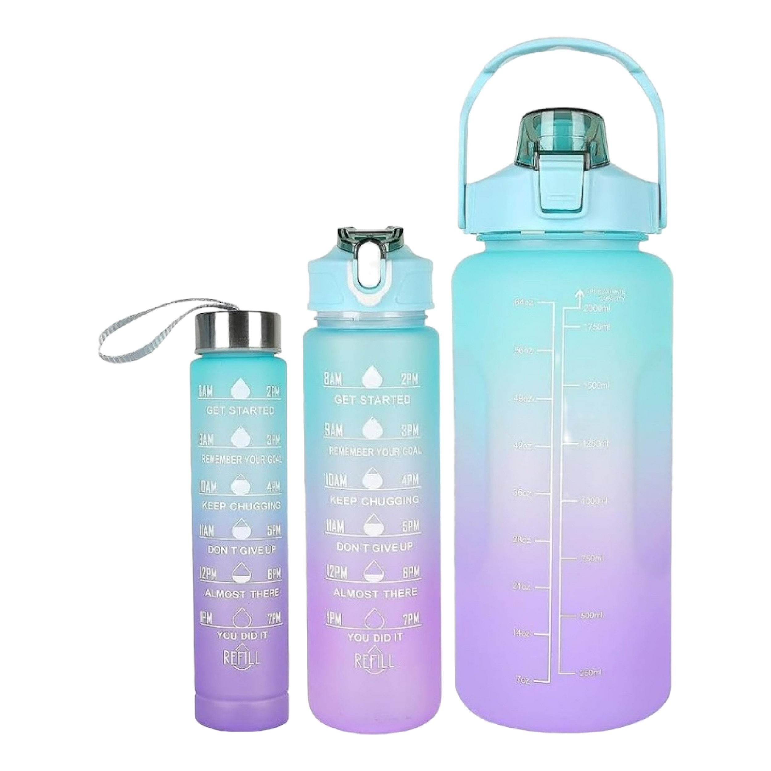 26eb209192a7dd8787b330d808f2a0122a87ed11_1694892223.jpg قمقمه مدل سیلیکونی گنجایش 2 لیتر بسته 3 عددی - Image 1