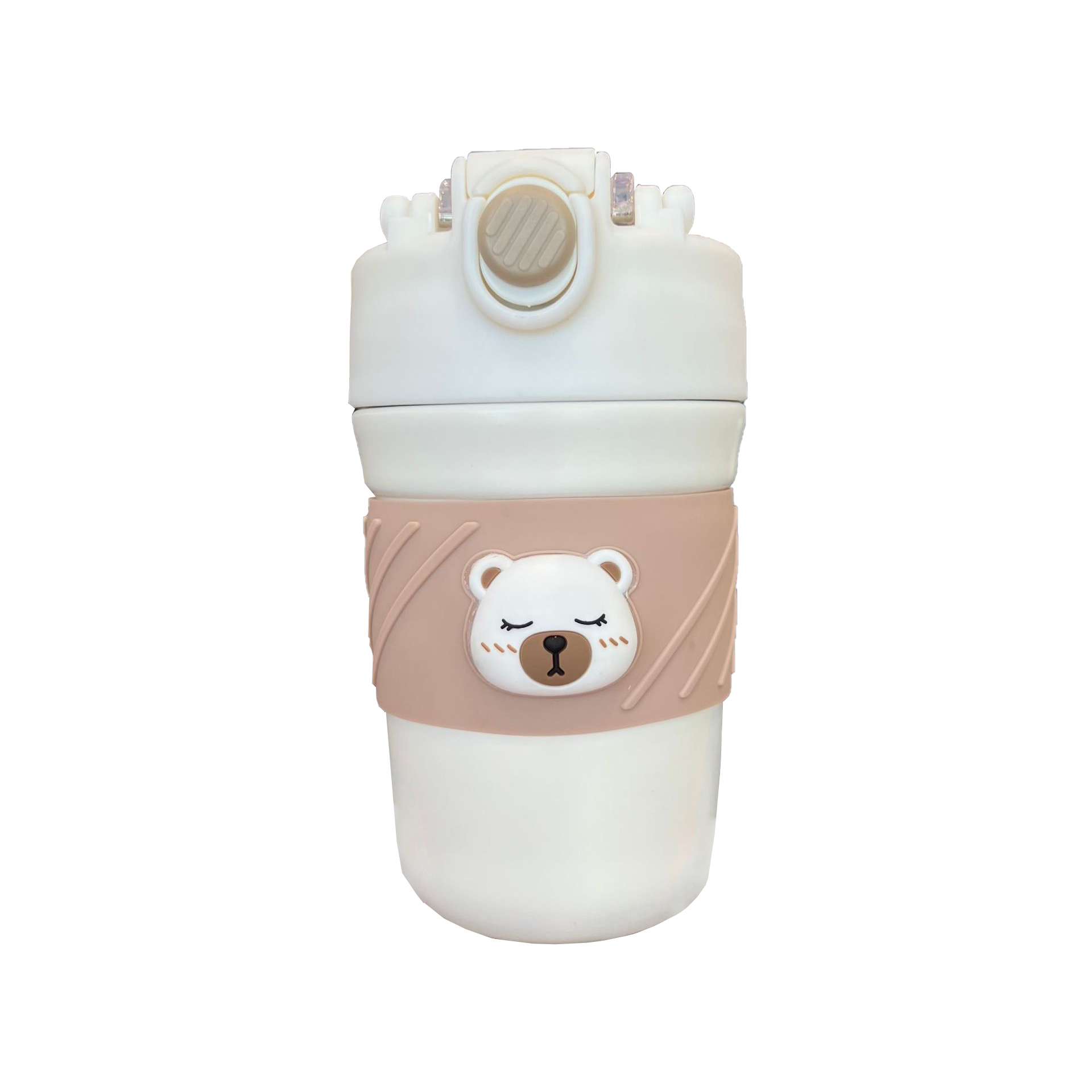 42b695febae2e69a9ce9678bf0505fb69e742903_1681825768.jpg ماگ سفری طرح خرسی مدل S44158 گنجایش 0.420 لیتر - Image 1