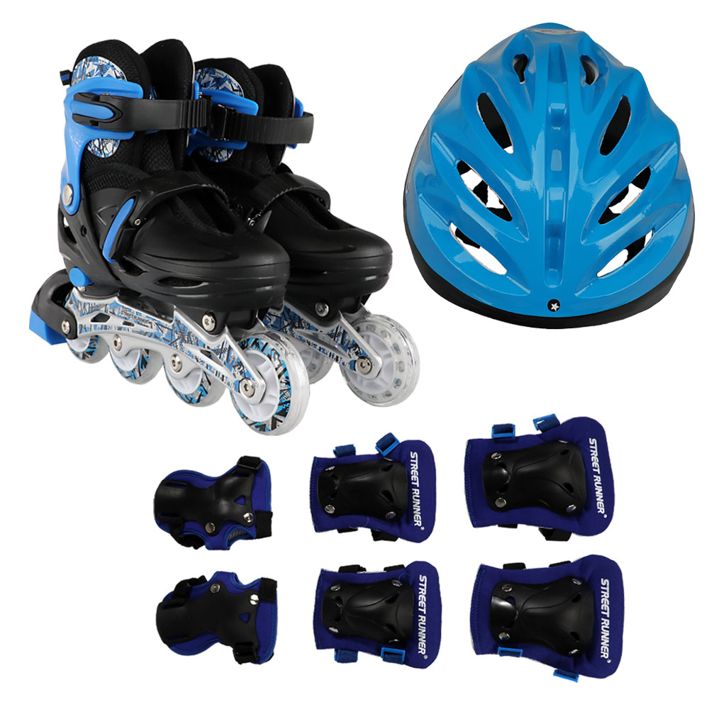 49993a654a8ffe7ab6097cf277b72b1f65b03dac_1738744772.jpg اسکیت کفشی مدل s yx ژله ای به همراه کلاه و لوازم ایمنی - Image 1