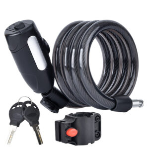 قفل دوچرخه مدل کابل فولادی کد 83007