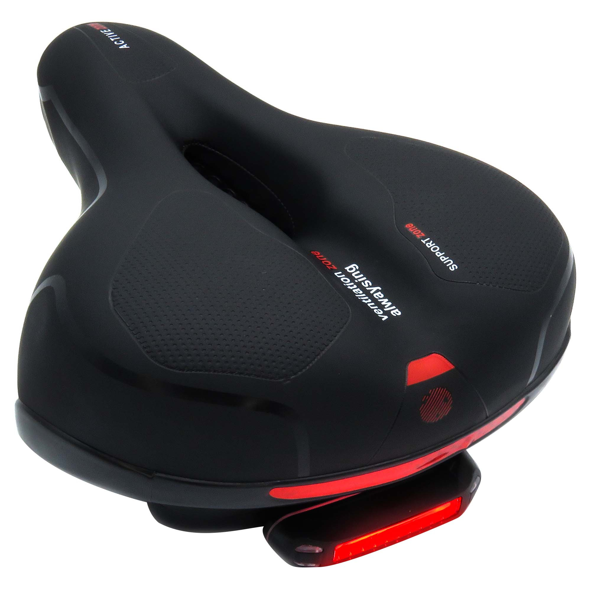 6195a48831bedfb00f15ea68e8ebcf2eb95ecc6f_1726395834-1.jpg زین دوچرخه ولو پلاس مدل چراغ دار کد 1483 - Image 1