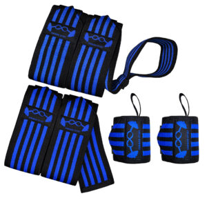 ست مچ بند و زانوبند و آرنج بند بدنسازی چیاکو مدل B17PRO مجموعه 6 عددی