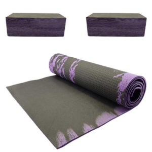 آجر یوگا کد Fox-5 مجموعه 2 عددی به همراه زیر انداز یوگا