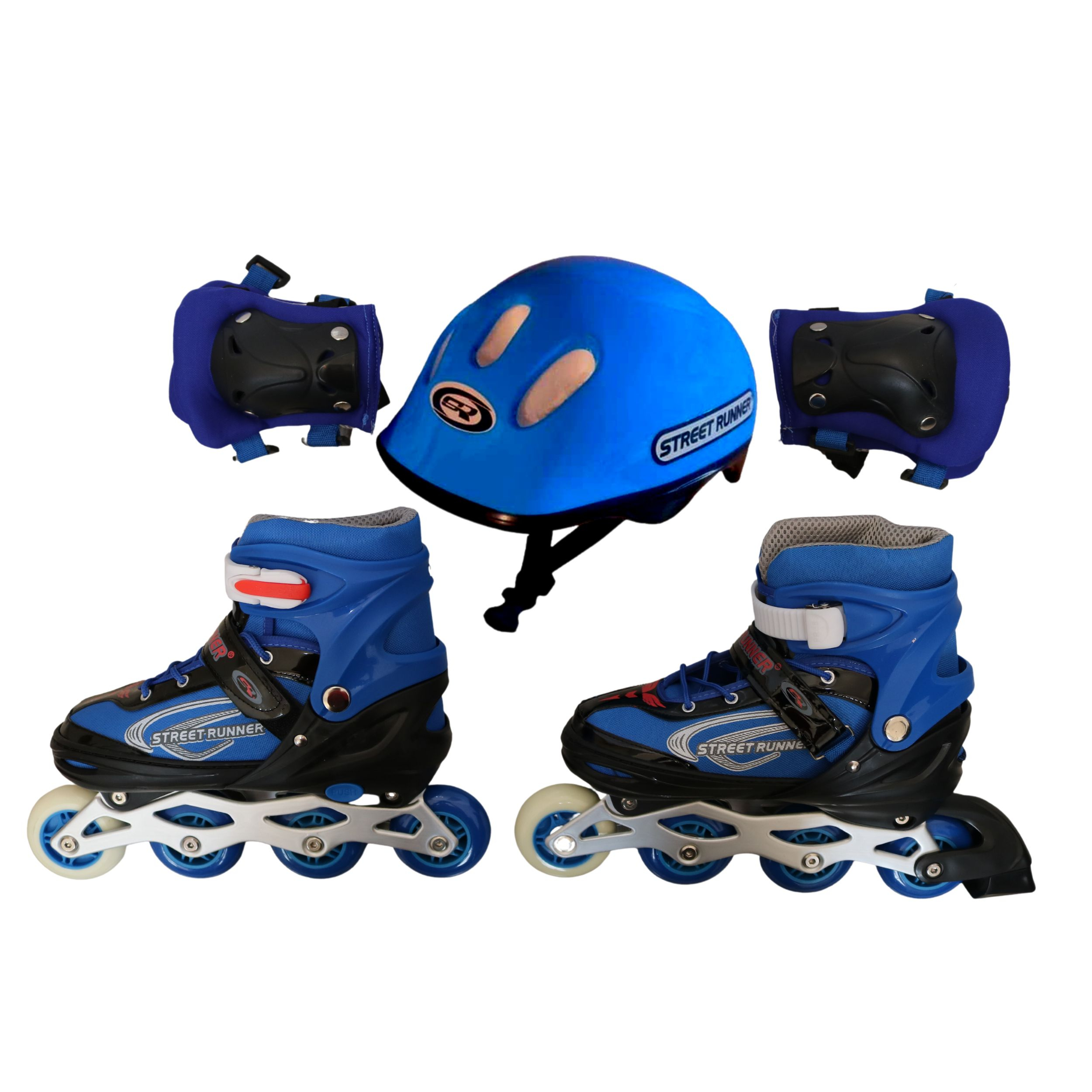 e7b84a4ac845485b57674f2a2cdaa8f6165cc6a0_1678638100.jpg اسکیت کفشی استریت رانر مدل حرفه ای به همراه کلاه و لوازم ایمنی اسکیت - Image 1