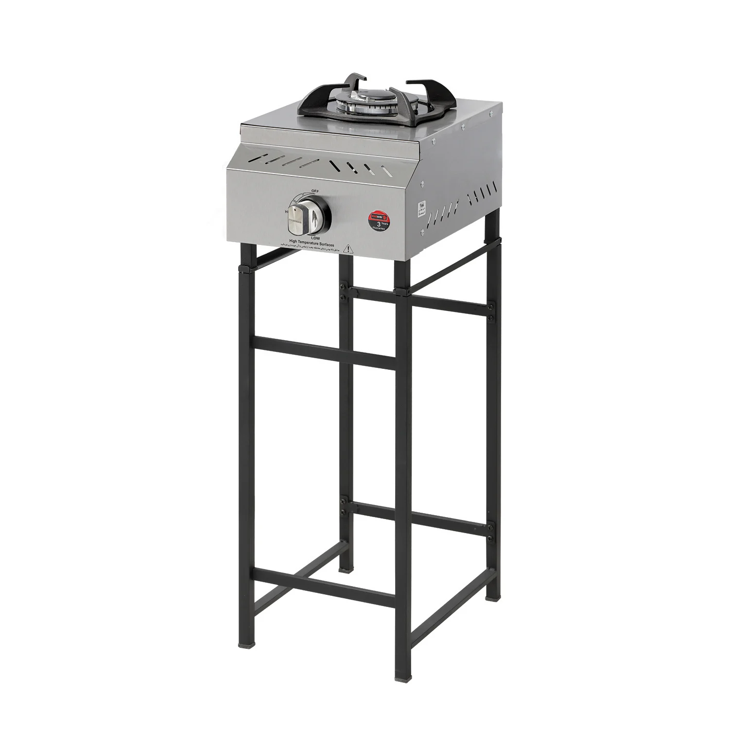 ee76cfb978ad9db3090bf035d4a382cd48bdbfbd_1716105609.jpg اجاق پایه دار آتش مهر مدل تک شعله - Image 1