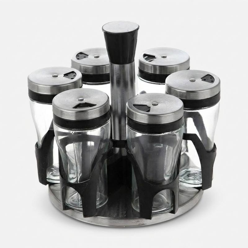 bba11ab2f197dfc5f92f5c2e82583353268f762a_1782125257 ست جا ادویه 7 پارچه کاپریس مدل پارادایس کد 6 - Image 1