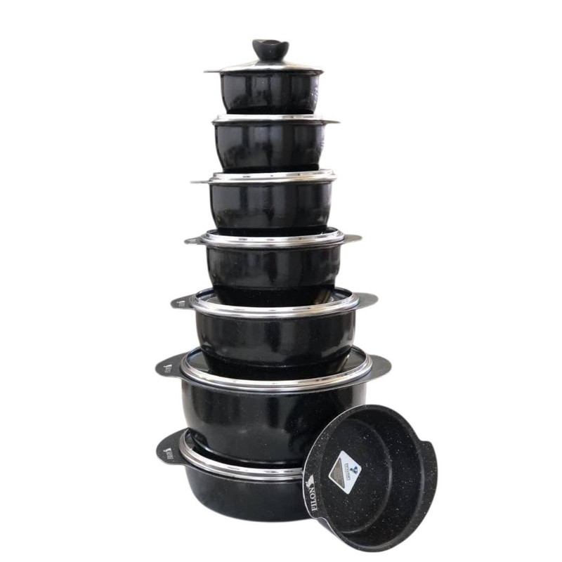 d4b5f718265b77d46246ac52f3367f97d14d6478_1770542594 سرویس قابلمه و تابه گرانیت ۱۵ پارچه فیلون مدل پروانه ای - Image 1