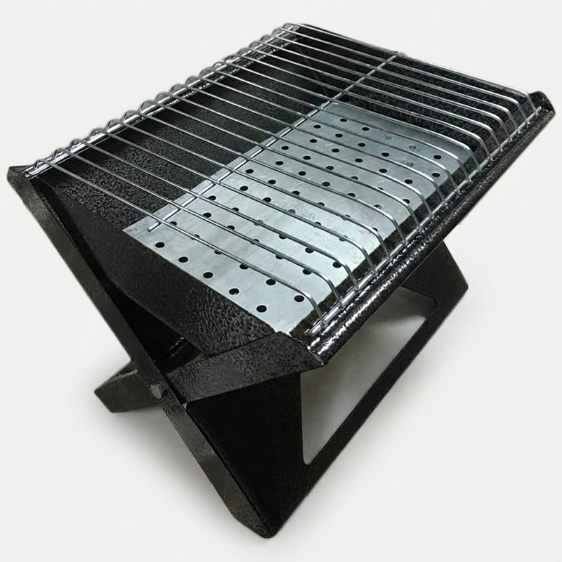 fd74cebfe742e83ea5b5d34fd8aba87aacd682de_1785140810 منقل تاشو سفری مدل M7 به همراه هدیه بادبزن و انبر - Image 1
